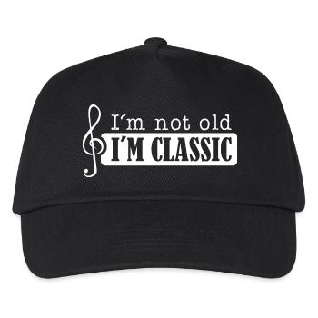 Classical Music Treble Clef Logo Orchestra icon - Kids’ Baseball Cap - black - Front