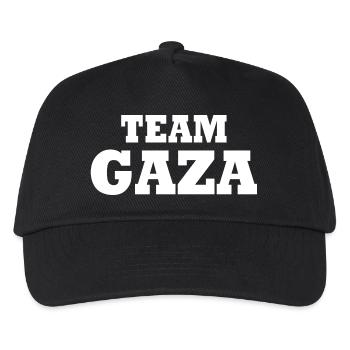 Team gaza - Kinder Basecap - Schwarz - Vorne