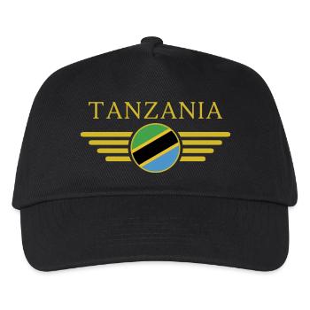 Ich liebe Tansania, Eleganz Stil Design T-Shirt - Kinder Basecap - Schwarz - Vorne