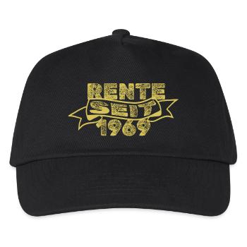 Rente 1969 - Kinder Basecap - Schwarz - Vorne