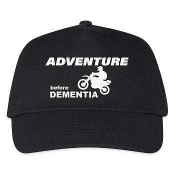 MOTORBIKE ADVENTURE - Kinder Basecap - Schwarz - Vorne