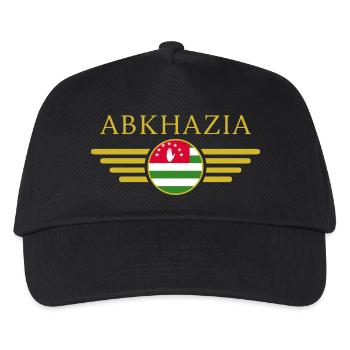 Ich liebe Abchasien, Eleganz Stil Design T-Shirt - Kinder Basecap - Schwarz - Vorne