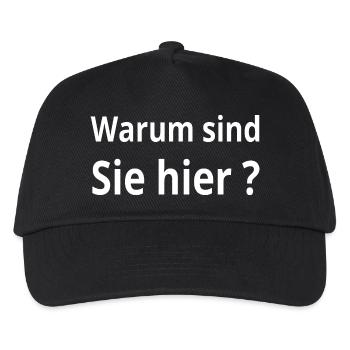 Party - Kinder Basecap - Schwarz - Vorne