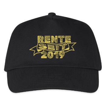 2019 - Kinder Basecap - Schwarz - Vorne