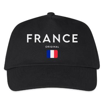 Flag of France, French pride - Kids’ Baseball Cap - black - Front
