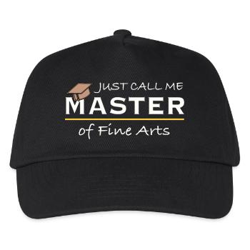 Just Call Me Master of Fine Arts – Humour d’artiste - Casquette de baseball Enfant - noir - Devant