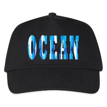 Ozean - Kinder Basecap - Schwarz - Vorne