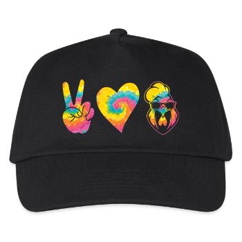 Chicken Rooster - Kids’ Baseball Cap - black - Front