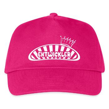 Beruf Entwickler - Kinder Basecap - Fuchsia - Vorne
