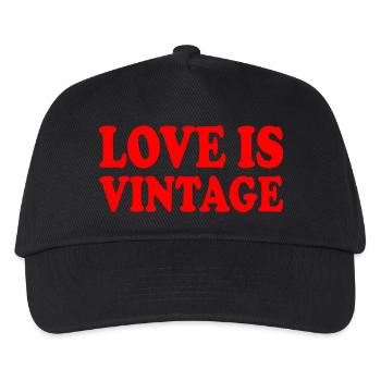 Love is vintage - Kinder Basecap - Schwarz - Vorne