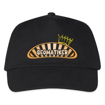 Beruf Geomatiker - Kinder Basecap - Schwarz - Vorne