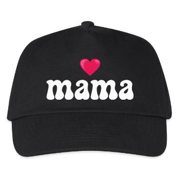 Mama Mutter - Kinder Basecap - Schwarz - Vorne