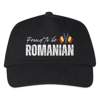 Fierté roumaine, j’adore la Roumanie - Casquette de baseball Enfant - noir - Devant