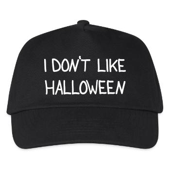 Humorvolles Halloween Spruchdesign - Kinder Basecap - Schwarz - Vorne