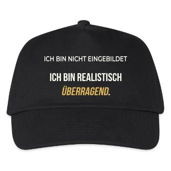 Je suis réalistement exceptionnel – élégamment honnête - Casquette de baseball Enfant - noir - Devant
