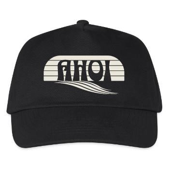Ahoi - Kinder Basecap - Schwarz - Vorne