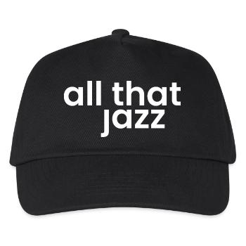 Phrase jazz Typographie en gras - Casquette de baseball Enfant - noir - Devant