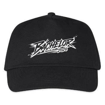 Bachelor 2026 - Kinder Basecap - Schwarz - Vorne