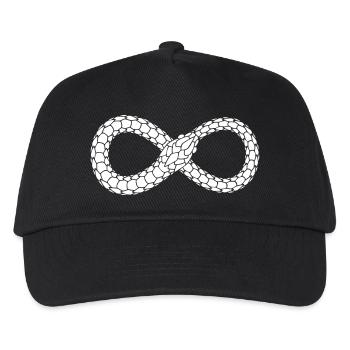 Endless Serpent Loop - Kids’ Baseball Cap - black - Front