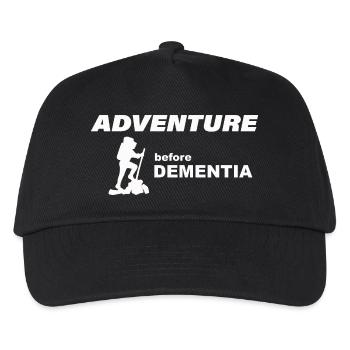 CLIMBING ADVENTURE - Kinder Basecap - Schwarz - Vorne