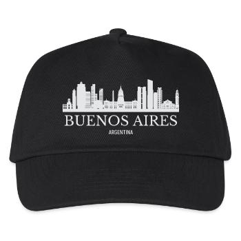 Buenos Aires Skyline, Buenos Aires Argentina - Kids’ Baseball Cap - black - Front