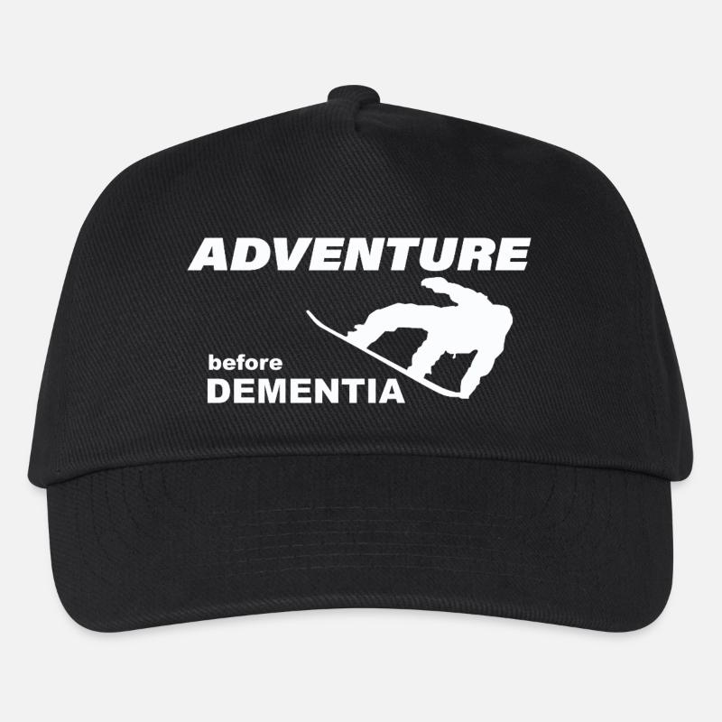 SNOWBOARD ADVENTURE - Kinder Basecap - Schwarz