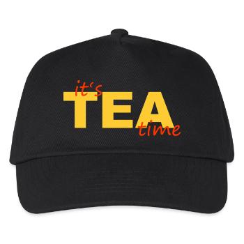tea time - Kids’ Baseball Cap - black - Front