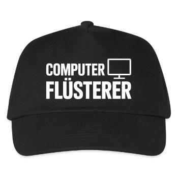 Computer Whisperer – Conception d’icônes de moniteur - Casquette de baseball Enfant - noir - Devant