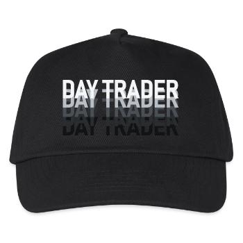 Day Trader Aktienmarkt Börse Trader - Kinder Basecap - Schwarz - Vorne