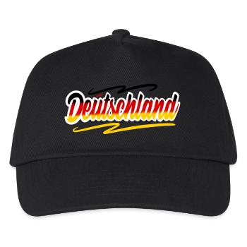 Deutschland  - Kinder Basecap - Schwarz - Vorne