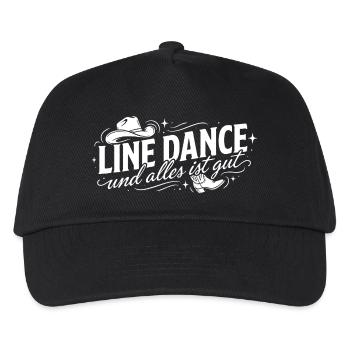 La danse en ligne et tout va bien - Casquette de baseball Enfant - noir - Devant