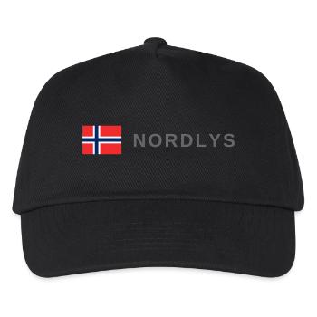 Northern Lights Norway - Kids’ Baseball Cap - black - Front