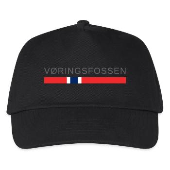 Vøringsfossen Norwegen - Kinder Basecap - Schwarz - Vorne