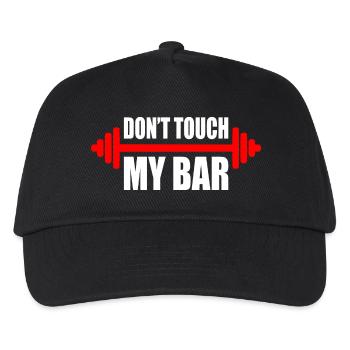 d'ont touch my bar - Kinder Basecap - Schwarz - Vorne