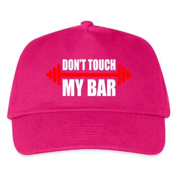 d'ont touch my bar - Casquette de baseball Enfant - fuchsia - Devant