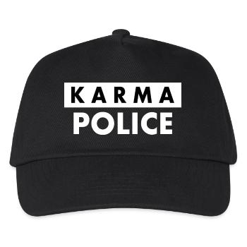 Karma police - Kids’ Baseball Cap - black - Front