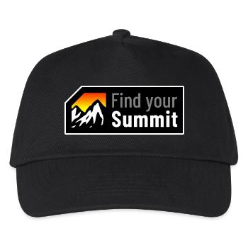 Trouvez votre sommet - Casquette de baseball Enfant - noir - Devant
