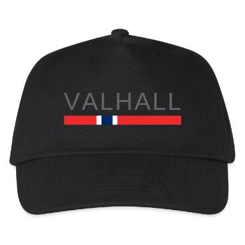 Valhalla Norway - Kids’ Baseball Cap - black - Front