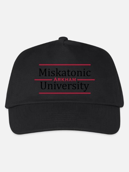 MJKv1: Miskatonic University - Arkham - Kinder Basecap - Schwarz