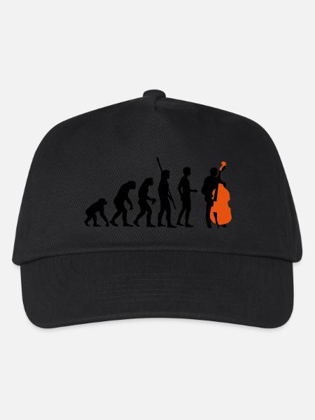 evolution_bass_2c - Kinder Basecap - Schwarz