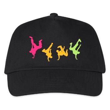 break dance hip hop danseur16 - Casquette de baseball Enfant - noir - Devant