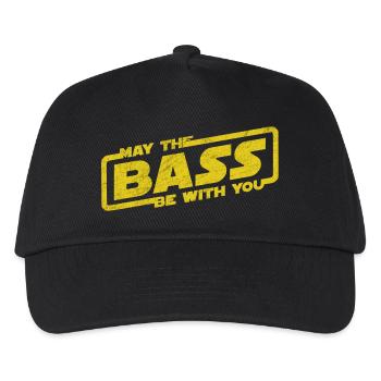 May The Bass Be With You Electro Party Techno EDM - Kids’ Baseball Cap - black - Front