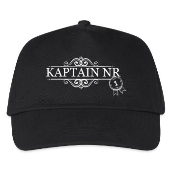 Captain No. 1 - Captain - Kids’ Baseball Cap - black - Front