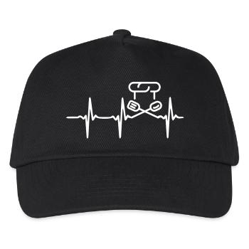 Heart Beat Cook - Kids’ Baseball Cap - black - Front
