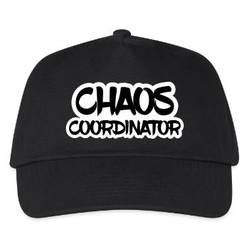 Chaos coordinator Chaos Vorprogrammiert w - Kinder Basecap - Schwarz - Vorne