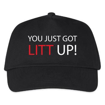 You just got Litt up - Louis Litt - Suits - Kids’ Baseball Cap - black - Front
