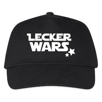 lecker wars - Kinder Basecap - Schwarz - Vorne
