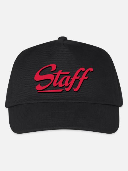 staff - Kinder Basecap - Schwarz