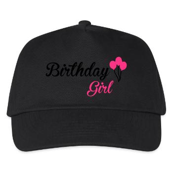 Birthday Girl - Kids’ Baseball Cap - black - Front