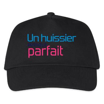 Gerichtsvollzieher / Amtsdiener / Gerechtigkeit / - Kinder Basecap - Schwarz - Vorne